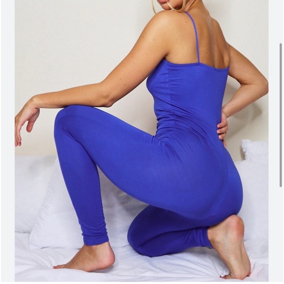 💙 PrettyLittleThing classic Royal blue strappy jumper size small - Picture 2 of 9